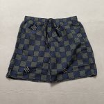 Lv棋盘格短裤