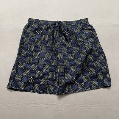 Lv棋盘格短裤