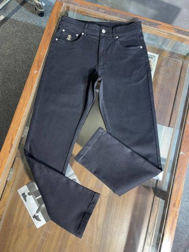 春夏新款Bc家定制弹力牛仔裤，修身版型，黑色48，54码数等于M，Xxl