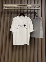 maison Margiel Mm6 马吉拉 2025Ss春夏新款短袖T恤，定制专属洗水纯棉面料，胸前印花Logo设计！简约大方，从容百搭，档次极高，完美融入时