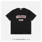 c Line 赛琳 25Ss Cl阴影字母印花短袖 面料采用230克重精梳棉 定制32支1*1螺纹 成衣两遍水洗处理 面料舒适亲肤无异感 定制定染面料 纺织密度
