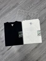 0788 Loewe罗意威2025新款圆领领短袖 高版本高品质原版面料 网红明星同款 胸前简单的Logo数码喷绘加后背大的Logo数码喷绘非常的独特具有设计感，