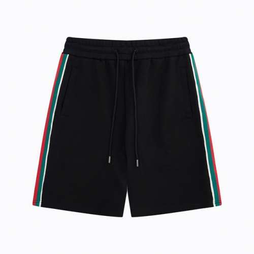 120 gucci 古驰 字母 双G刺绣 Logo标识 侧边织带 五分裤、高品质牛肚面料、特别手感、超级质感 舒适柔软透气 休闲宽松版型 潮流男女同款 短裤 颜