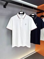 Tb汤姆布朗 2025Ss夏季新款字母Logo男士翻领polo衫 经典商务男款 客供定织100%网眼珠地棉布精心制成 面料表面排列均匀整齐的网眼纹理 透气性和散