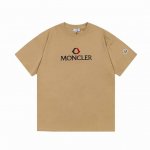 隔天到 Moncler 蒙口 字母Logo 刺绣% Logo标识精致升级 原版面料 官方同款 短袖T恤 定制 同缸染面料 手感非常舒服 春夏最新版本 颜色: 卡