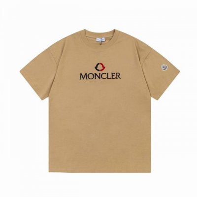 隔天到 Moncler 蒙口 字母Logo 刺绣% Logo标识精致升级 原版面料 官方同款 短袖T恤 定制 同缸染面料 手感非常舒服 春夏最新版本 颜色: 卡