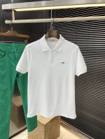 hermes 爱马仕 2025春夏最新款Polo短袖，采用最新桑蚕丝面料，耐水洗不易掉色，手感柔软、成分柔软舒适 经典设计风格 特殊定制 简单的裁剪方式拼接，体