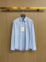 支持年后退换 P290 华伦天奴 原单货.爆款来袭 Ss官网新款长袖 衬衫 衬衣，精美Logo 高端版本，专柜定制面料 透气舒适度高，精工制作，细节处理完美无可