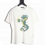 Louis Vuitton Lv 路易威登 24Ss 龙年限定龙珠短袖T恤 专柜10 购入 前面是胶浆印花工艺 后背手工串珠也超级麻烦 采用了1V御用32S的双