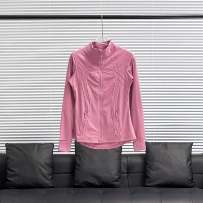 工厂p直供 Lululemon丨露露乐檬Define立领纯色瑜伽服 配色：丝绒粉 尺码：2 4 6 8 10 12