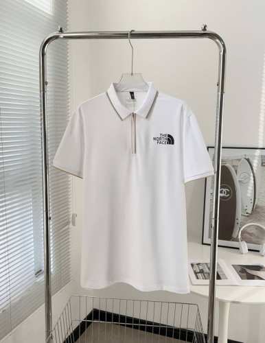 603# The North Face 北面精品高档拉链polo衫短袖 夏季新品 绝对高品质的东西，不论是面料还是做工很上档次的一款，面料采用冰丝速干面料，有弹