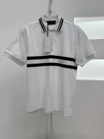 0406A 春夏新款网眼珠地棉布撞色翻领短Tee，男女同款印花休闲短袖polo衫！贸易公司渠道稀出，同步官网发售6760Rmb！24年春夏系列倾情推出缀饰活力印