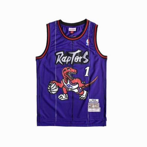 款号S01 顶级刺绣版本 白底细节图 Nba猛龙麦迪特别限定刺绣1号球衣 专柜Zp一比一 Nba耐克Nike篮球衣 球衣 超透气网眼面料 赶快入手 经典配色 男