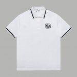 顶级版本 区别通货 款式：罗意威Loewe经典撞色小标刺绣立领polo 颜色：图片色 尺码：S-Xxl 面料：高克重提花精梳棉 辅料：全套定制辅料 无性别区分