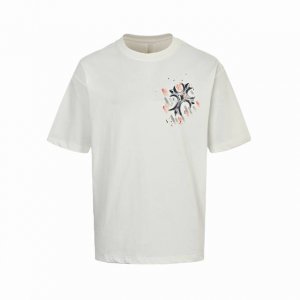 chrome Hearts 克罗心 彩绘十字架短袖 采用直喷进口机器印花 五金辅料均开磨定制 正确配置 黑色2025克罗心正品包装 克定制定染双纱棉 版型大 宽