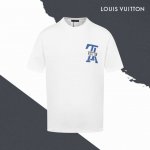 款号Sl57 Lv路易威登硅胶立体字母Logo时间胶印圆领短袖 硅胶印花 官网买的样衣回来打的板 原色原版1:1 市场发这么低不发这个价格p没办法 情侣同款 全