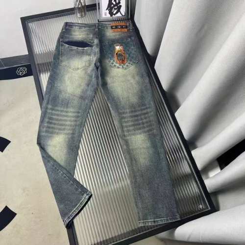 款号K147 路易威登 24早秋款 男士牛仔裤原厂原布原洗水！进口原版水洗弹力面料，复杂的手工艺叠加，任何一个洗水环节多停留几秒都会变成完全不一样的颜色效果，所