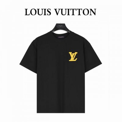 本地自取170（支持放店） louis Vuitton/路易威登 25Ss 后背大Logo字母立体压胶短袖T恤 购入原版开模打造，全套定制辅料，所有细节完美还原