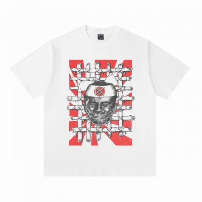 Vt2535 复古美式短袖T 颜色：白色 码数:S-Xl 复古 Dead Kennedys 柬埔寨假日 T恤 朋克硬核乐队 Dead Kennedys 成立于