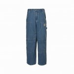 本地自取：390 carhartt & Invincible 24Fw卡哈特联名双膝结构牛仔裤 以经典双膝裤为原型 双层膝盖补丁采用Invincible标志性龙