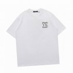 路易威登 Louis Vuitton 夏季新款 前后刺绣苞芯Logo圆领短袖T恤，高端品质采用定织定染高克重面料，洗水完高达280G纯棉面料，螺纹增加到2.7不