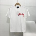 Stussy 字母印花图案,后背大面积美式复古，潮流短袖T恤 男女同款纯棉面料三针五线做工领口包边条，今年火爆的品牌 看到了就忍不住要自留一件，纹路立体印花，优