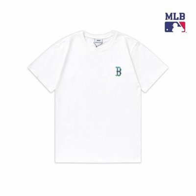上新 高版本 Mlb荧光彩印短袖 依旧是嫉妒冷感 高货只存在少数人手中 夏季新款Mlb短袖T恤透气男女情侣 黑色为纽约洋基队，后背 拔染 前片75D 进口印花