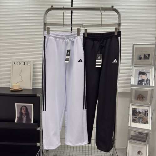 独家原版品质绝不是市面上渣渣货 随意对比 随意验证 Adidas阿迪达斯25Ss运动休闲针织宽松长裤 刺绣Logo 男子针织长裤是当季的日常穿搭佳选 采用双面针