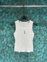 【Qx.】P180 ysl·25春季新品刺绣针织背心