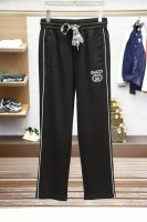 p240 gucci古奇 2025 早春男裤、男士休闲裤 细棉加氨纶面料休闲裤，最新款上身版型无敌正！ 绝对可以闭眼收的一款 此款裤子非常百搭，弹力腰围,日常上