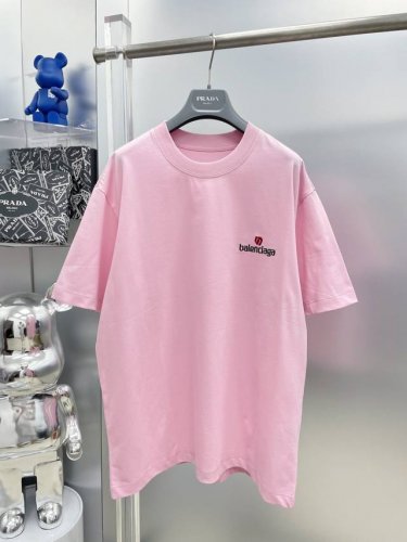 bal* 巴黎 高克重 2025夏季新款多元素印花刺绣Bb字母Logo最新品短袖 Dd 专柜同步有售，原单狠货，时尚进口原版科技面料，上身舒适透气，原版定制五金