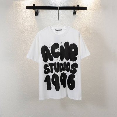 款号C32 顶级版本 Acne Studios 25Ss 重工涂鸦印花Logot恤男女纯棉重磅280克 非常重工一款印花也是采用康丽印花 质感无敌 日常百搭 高