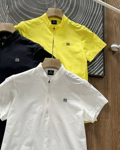 女款可隆女士半拉链短袖T恤上衣休闲运动款式Kolon Sport可隆女款半拉链短袖吸湿速干T恤亲肤透湿轻薄夏上衣 Kolon Sport可隆户外休闲衣女子隐藏式