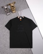 Burberry 巴宝莉 圆领短袖T恤 Logo字母战马刺绣标识 官方同步 1:1原版开模 时尚个性 百搭潮流 纯原品质 原版洗水面料 吊牌 领标 水洗麦 三标