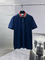 古奇 Gucci 2025Ss夏季新款 翻领短袖T恤 Polo衫，高端版本！专柜定制面料 透气舒适度高，细节无可挑剔，品牌元素设计理念，体现高品质。手感细腻柔软