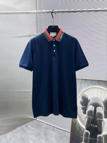 古奇 Gucci 2025Ss夏季新款 翻领短袖T恤 Polo衫，高端版本！专柜定制面料 透气舒适度高，细节无可挑剔，品牌元素设计理念，体现高品质。手感细腻柔软