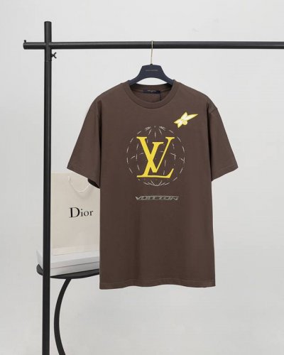 顶级版本.官网品质 Louis Vuitton*路易威登 Lv Ss25 航线莱恩石装饰短袖T恤 采用原板独家定制260克32支双莎纯棉面料 质感非常柔软舒服