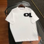 Off-White 2025新款字母Logo印花短袖T恤 原版面料高版本高品质 网红明星同款 采用定织定染高克重原版面料，洗水完高达280G纯棉面料，螺纹增加到