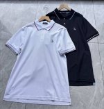 哈吉斯Hazzys官方男装正品春夏新款男士短袖T恤衫休闲纯色Polo衫 颜色：白色 藏青色 尺码：175 180 185 190