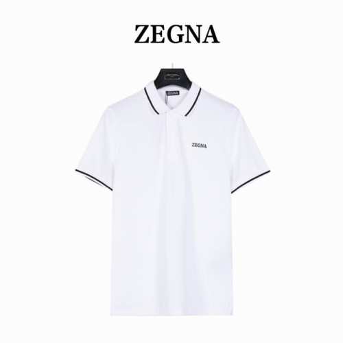 Zegna 杰尼亚经典胸口字母刺绣polo衫 网红明星同款，采用经典标识立体刺绣，刺绣饱满手感非常舒服 超级百搭好看的一款polo衫三标齐全 男女同款 人手必备