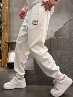 华伦天奴 2025夏季新款铜氨丝莫代尔空气层休闲卫裤，裤身上刺绣标志性品牌标识，客供定制品牌刻印五金配件，彰显品牌格调，100%进口面料精心打造，柔软舒适透气，