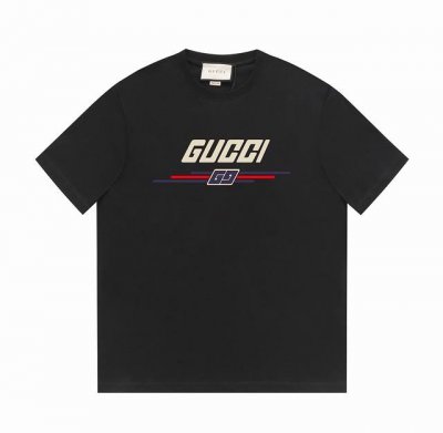 gucci古驰24Ss早春系列 G家不规则线条设计Logo -采用双纱纯棉250G 面料颜色定制定染 不缩水不退色 手感舒服 质感超强全套辅料.潮男潮女必备经典