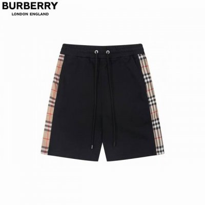 Burberry 巴宝莉 24Fw经典侧边串标短裤 五分裤、高品质牛肚面料、特别手感、超级质感 舒适柔软透气 休闲宽松版型 潮流男女同款 短裤 颜色：黑色 码数