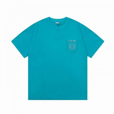 隔天到 Loewe 罗意威 3M立体字母凹凸压印 Logo精致升级 原版面料 官方同款 短袖T恤 定制260克同缸染面料 手感非常舒服 春夏最新版本 颜色: 珊