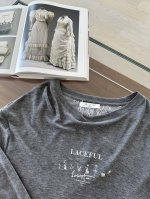 ys ｜New Summer Collection 天丝拼接蕾丝罩衫～ 巨美 无敌美！ 背后恰到好处的隐隐透视感 特别柔软亲肤 防晒～ Sml