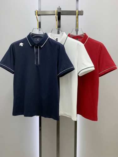 迪桑特25Ss新款春夏短袖翻领T恤polo，最高版本客供定制高端朱地面料简单时尚款，拼色螺纹超级好看！经典Logo简单大方的款式！满满的高级感，四季可穿。简欧风