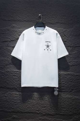 款号:7256# chrome Hearts 25Ss yb定织定染面料 颜色 印花 版型 辅料 五金 面料采用进口机器织造而成 布面纹路的独特性创造出完美的成