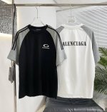 高品质Balenciaga美式新款插肩短袖 爆款爆款！面料采用优质柔软布料 上身杠杠好看！Oversize版型 亲肤性好透气吸汗 触感柔软细腻，轻薄透气 休闲慵