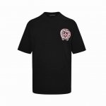 Chrome Hearts 克罗心 25Ss 油画重叠马蹄Logo短袖 面料采用280克重精梳棉，定制32支1*1螺纹，成衣两遍水洗处理，面料舒适亲肤无异感，定