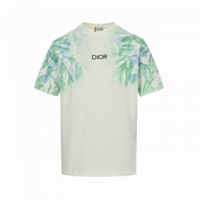 dior 迪奥 25Ss 手绘火焰刺绣字母短袖 采用双纱纯棉面料克重320G 搭配32S双纱1 1螺纹 面料螺纹同缸定染 做足爽滑工艺使面料手感柔软舒适 印花部